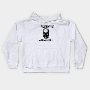 Where Is My Mind? - Pixies - Illustrated Lyrics Kids Hoodie